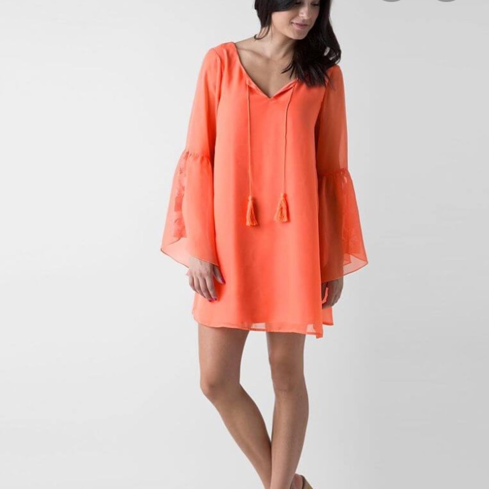 Coral Mini Dress